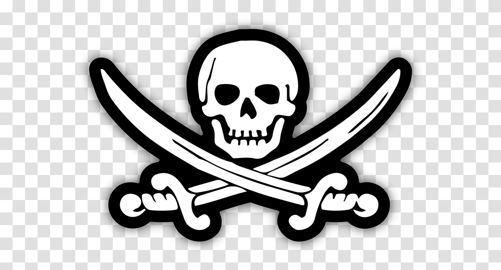 Jolly Roger, Pirate, Scissors, Blade, Weapon Transparent Png