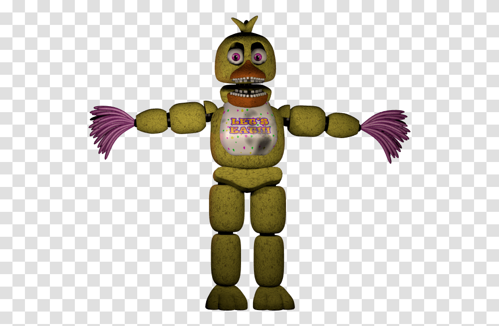 Jolly Wiki Fnaf Withered Chica Full Body, Robot, Toy Transparent Png