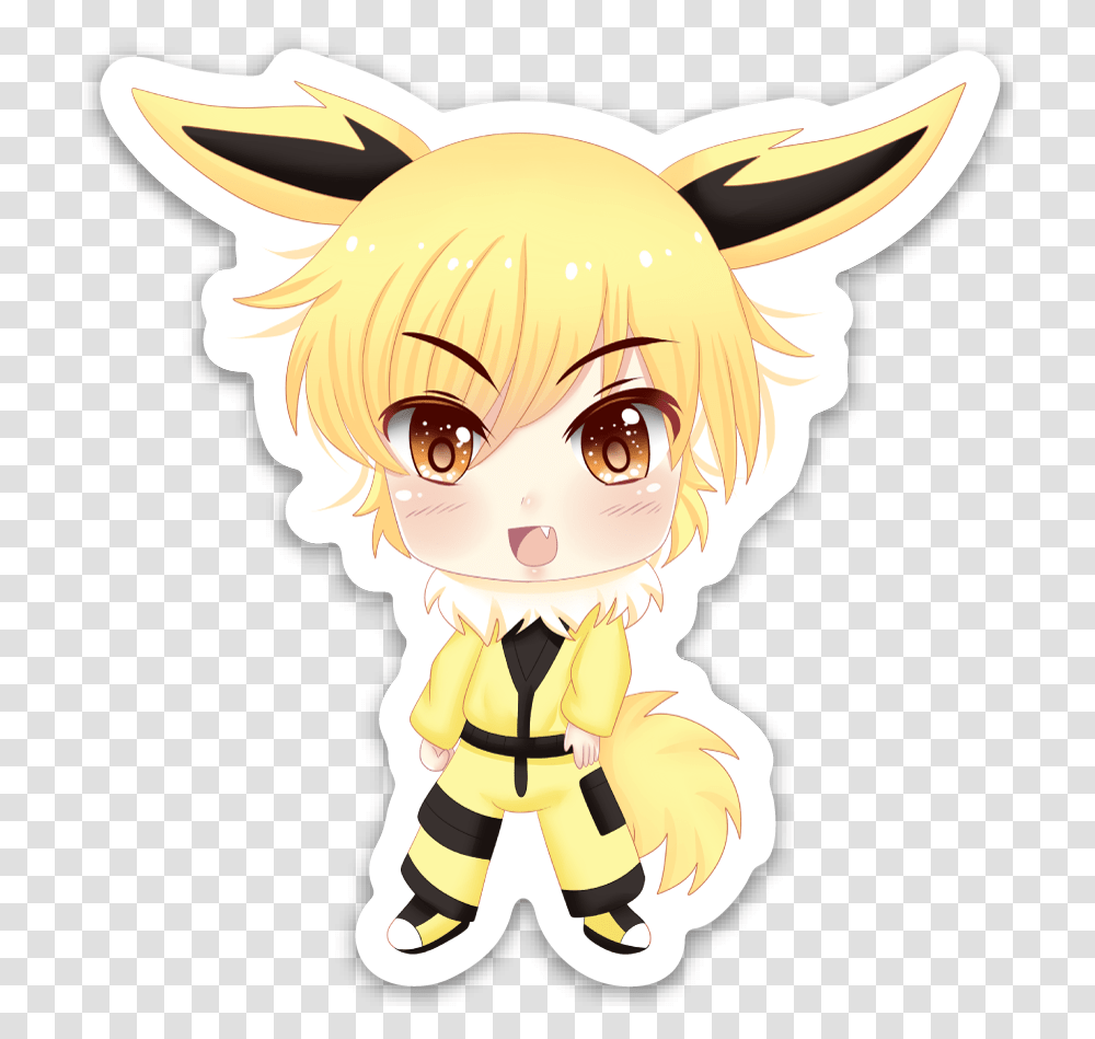 Jolteon Cartoon, Manga, Comics, Book Transparent Png