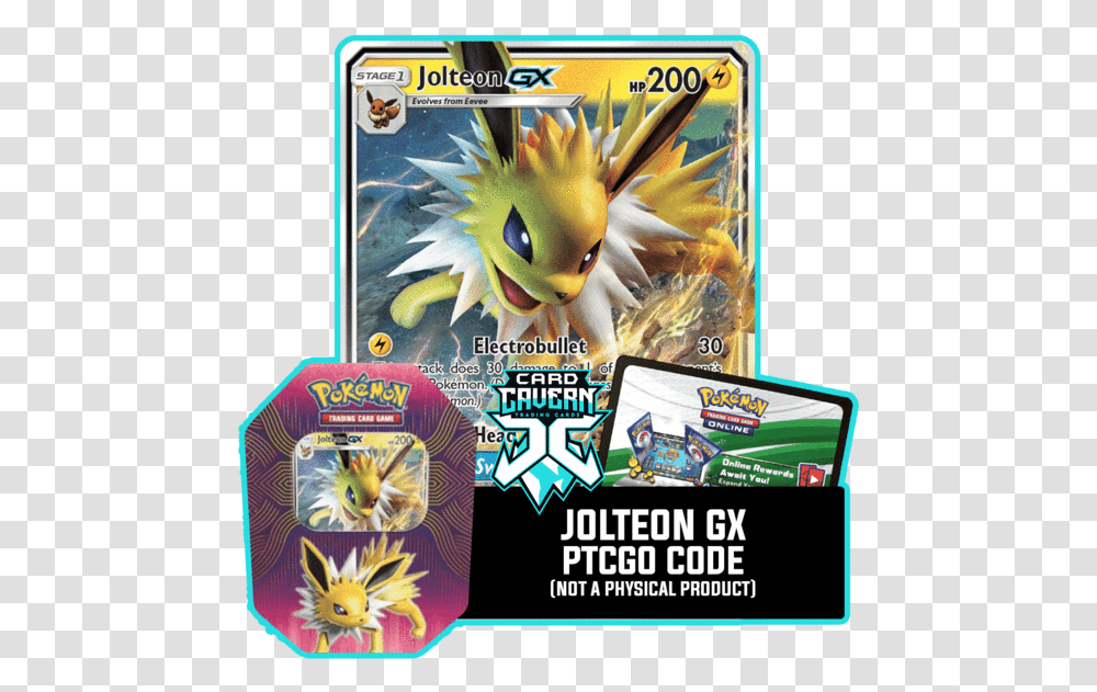 Jolteon Gx Vaporeon Pokemon Card Gx, Flyer, Poster, Paper, Advertisement Transparent Png