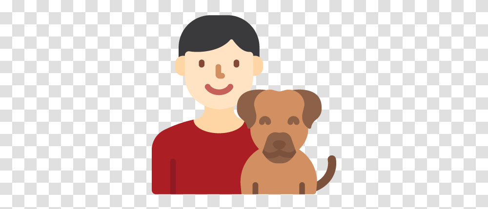 Jompaw Connect You With Top Pet Sitters In Your Area Happy Pet And Owner Icon, Face, Indoors, Room, Outdoors Transparent Png