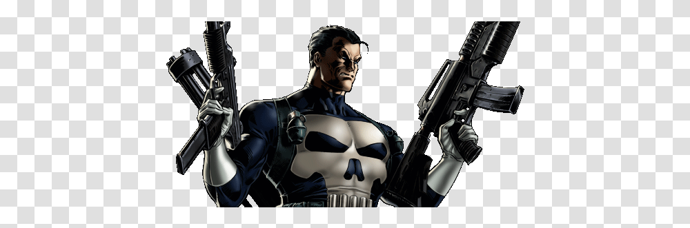 Jon Bernthal To Marvel Avengers Alliance Punisher, Person, Human, Gun, Weapon Transparent Png