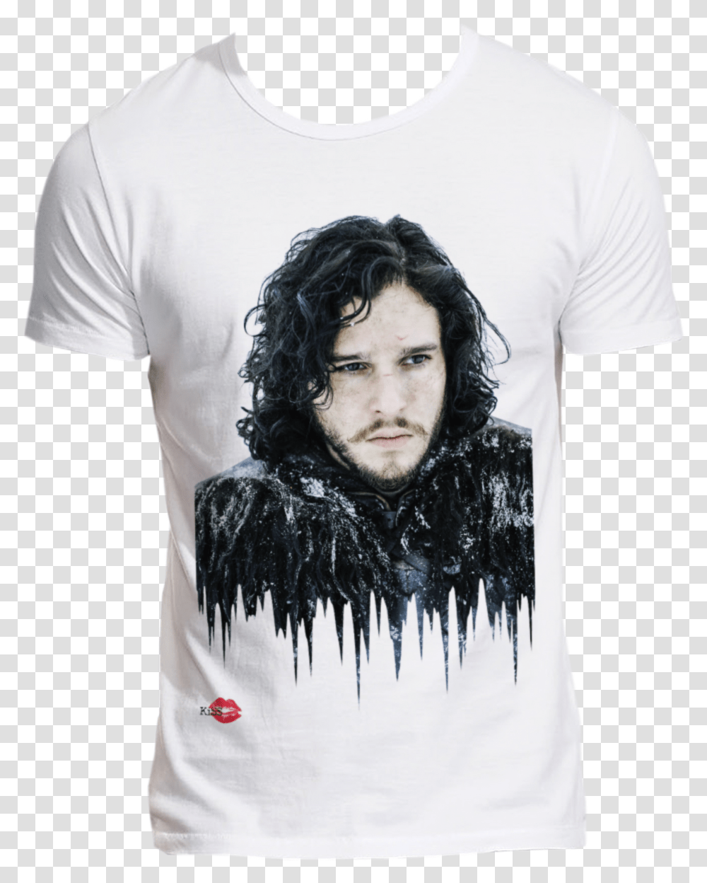 Jon Snow Got Kiss Original T Shirt Jon Snow Game Of Thrones Shirt, Clothing, Apparel, T-Shirt, Person Transparent Png