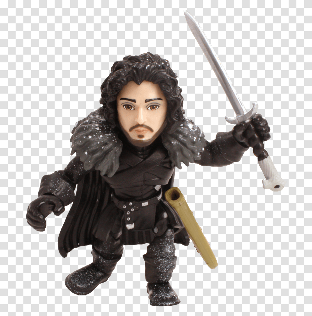 Jon Snow - Original With Longclaw Davey Boys Toys Game Of Thrones Action Figures Loyal, Person, Human, Figurine, Ninja Transparent Png