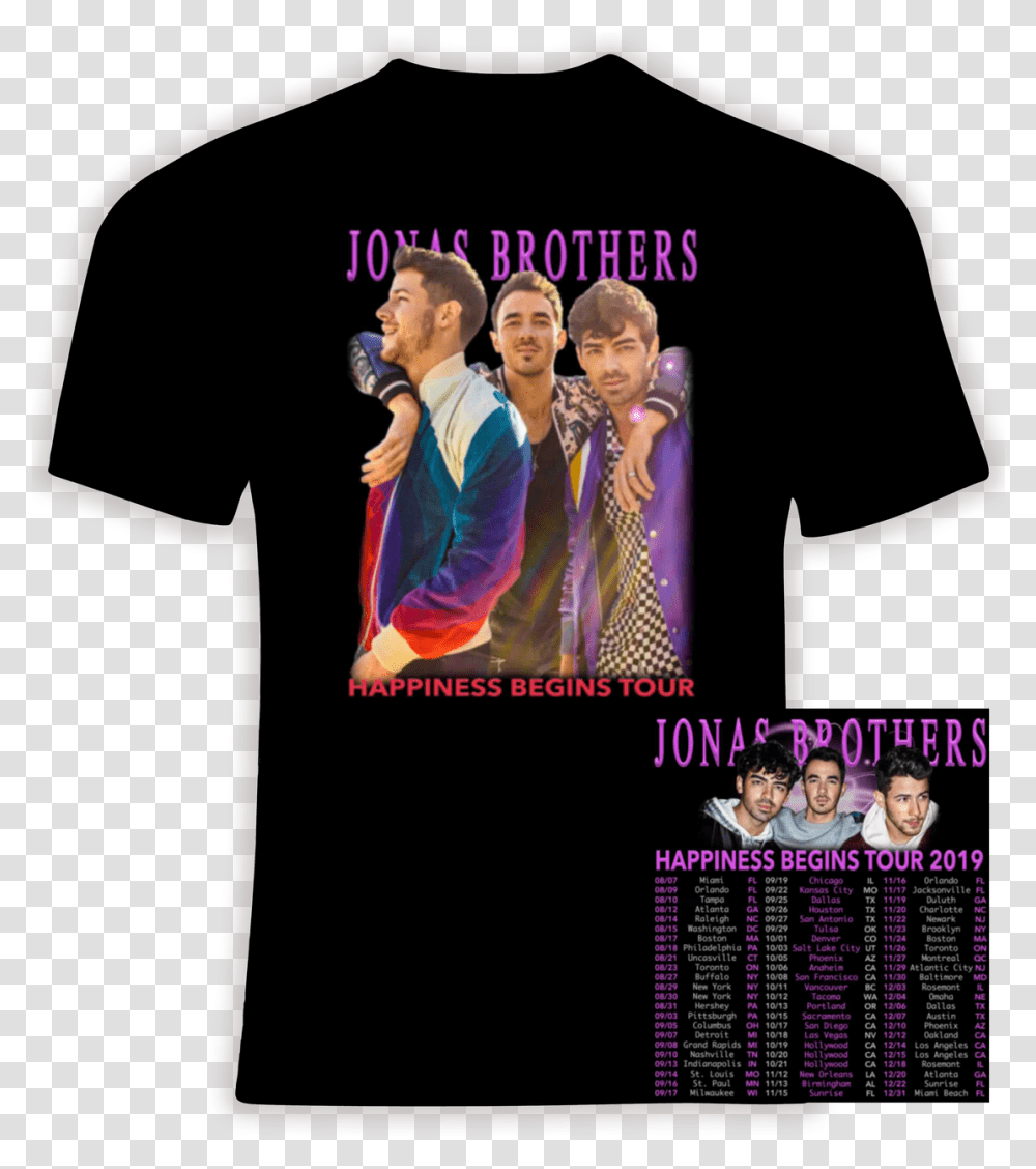 Jonas Brothers 2019 Happiness Begins Concert Tour Imagine Dragons Smoke And Mirrors Art, Person, Performer, Text, Clothing Transparent Png