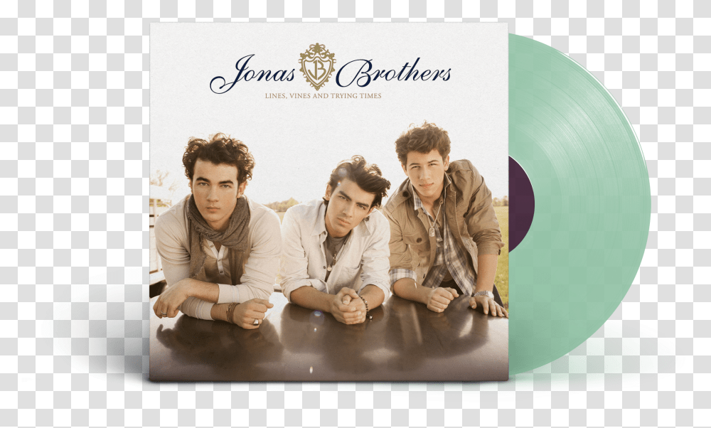 Jonas Brothers Lines Vines And Trying Times, Person, Advertisement, Flyer, Poster Transparent Png