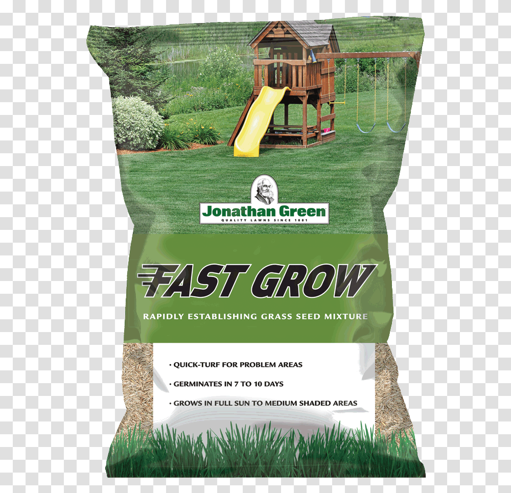 Jonathan Green Fast Grow Grass Seed Mixture, Plant, Advertisement, Poster, Slide Transparent Png