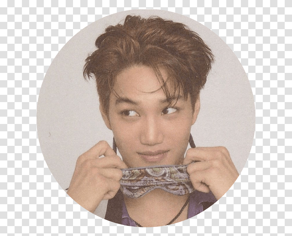 Jongin Layouts Likeampreblog If You Saveuse Or Cr Exo 2018 Season's Greetings Scan, Face, Person, Portrait, Photography Transparent Png