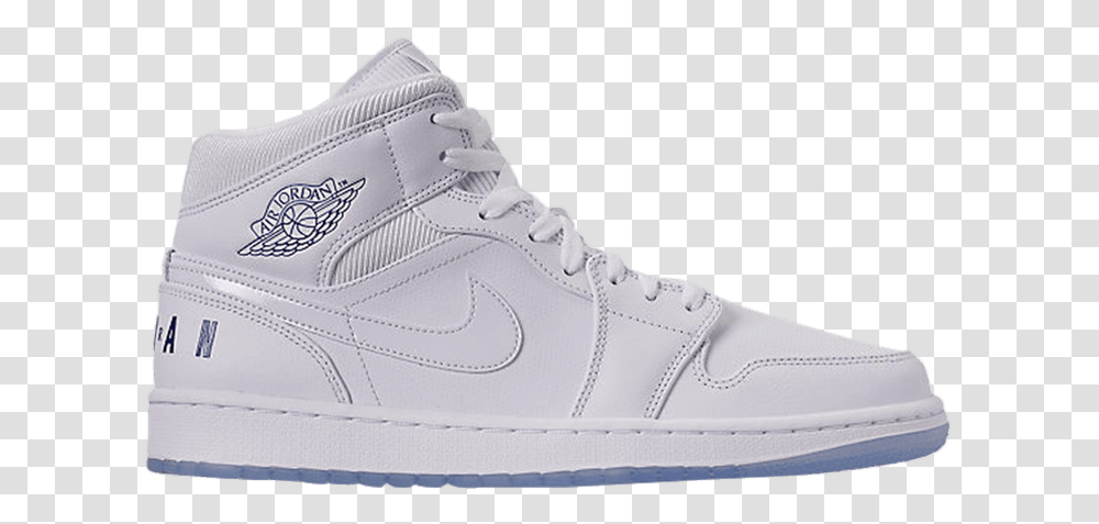 Jordan 1 Concord White, Shoe, Footwear, Apparel Transparent Png
