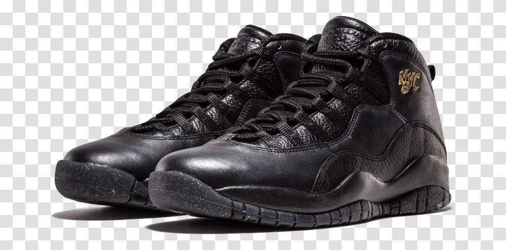 Jordan 10s New York, Apparel, Shoe, Footwear Transparent Png