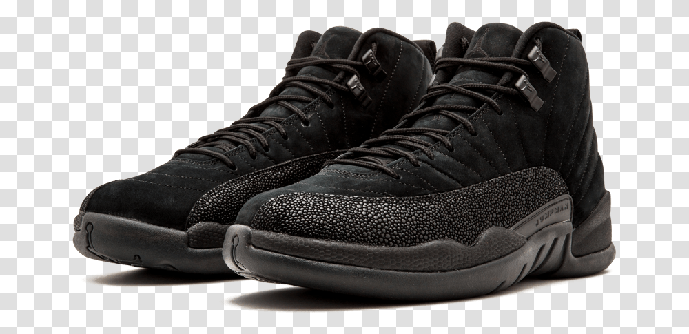 Jordan 12 Air Jordan 12 Black Amazon, Apparel, Footwear, Shoe Transparent Png