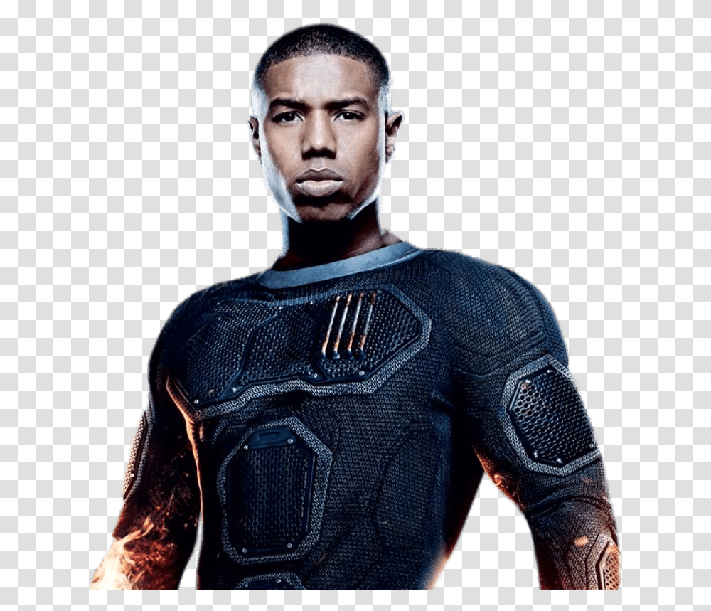 Jordan Black Panther Human Torch, Person, Sleeve, Skin Transparent Png