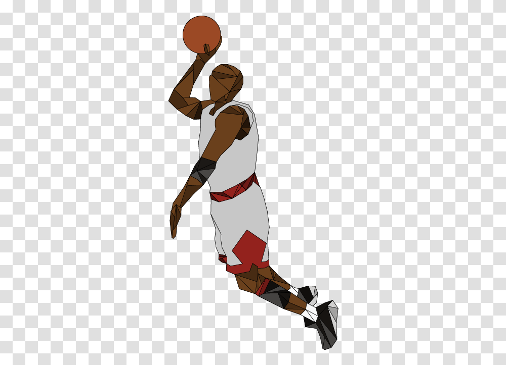 Jordan Dunk Basketball Poster Michael Jordan, Person, Sleeve, Arm Transparent Png