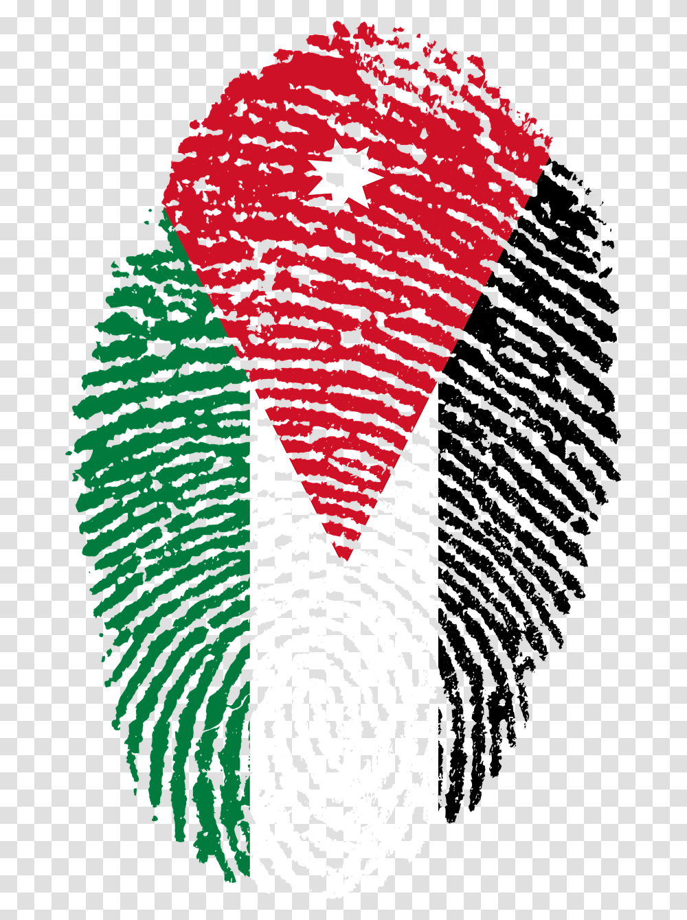 Jordan Flag Fingerprint, Rug, Kite, Toy, Heart Transparent Png