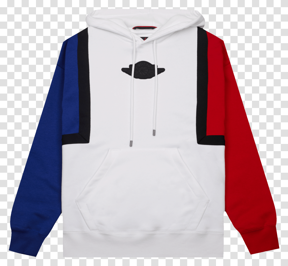 Jordan Jacket White Blue And Red, Apparel, Sweatshirt, Sweater Transparent Png