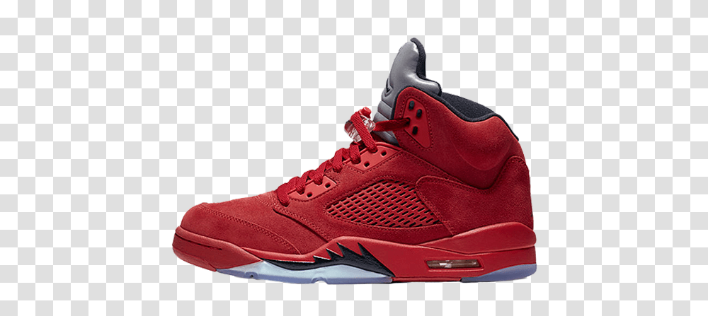 Jordan Red Suede The Sole Supplier, Shoe, Footwear, Apparel Transparent Png