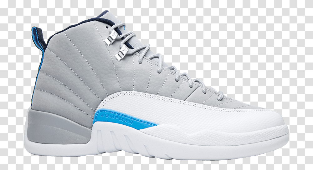 Jordan University Blue And Grey, Shoe, Footwear, Apparel Transparent Png
