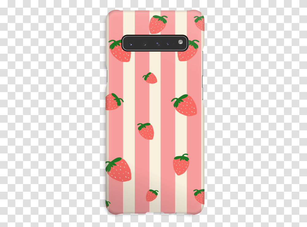 Jordbr Deksel Galaxy S10 5g Mobile Phone, Strawberry, Fruit, Plant, Food Transparent Png