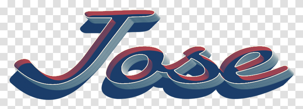 Jose 3d Letter Name Graphic Design, Label, Tape Transparent Png
