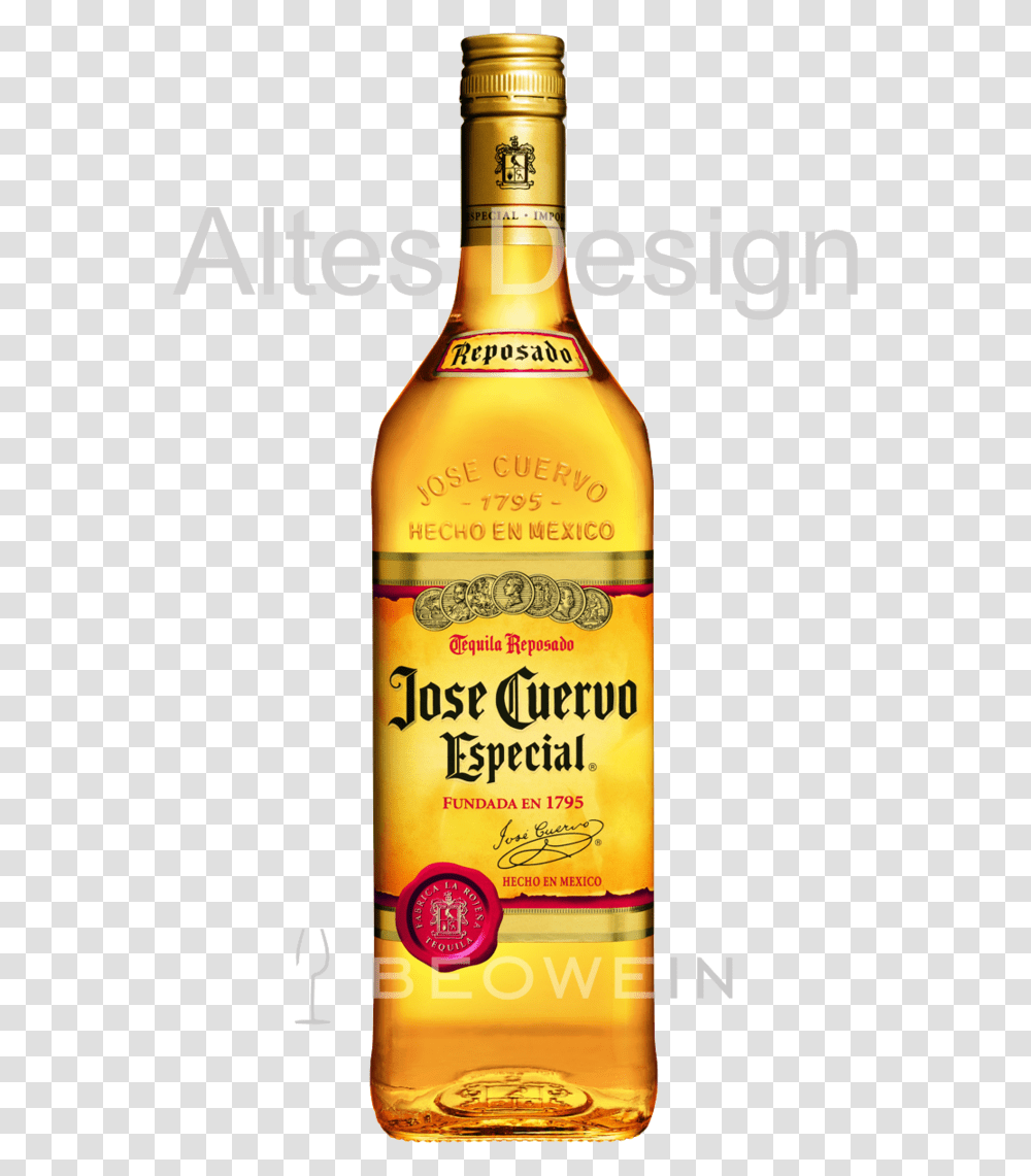 Jose Cuervo Tequila Gold, Liquor, Alcohol, Beverage, Drink Transparent Png