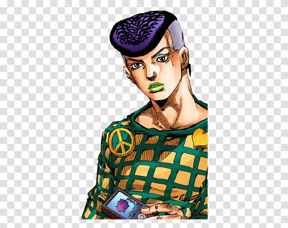 Josefumi Kujo Part 8 Jojolion Killer Queen, Face, Person, Graphics, Military Uniform Transparent Png