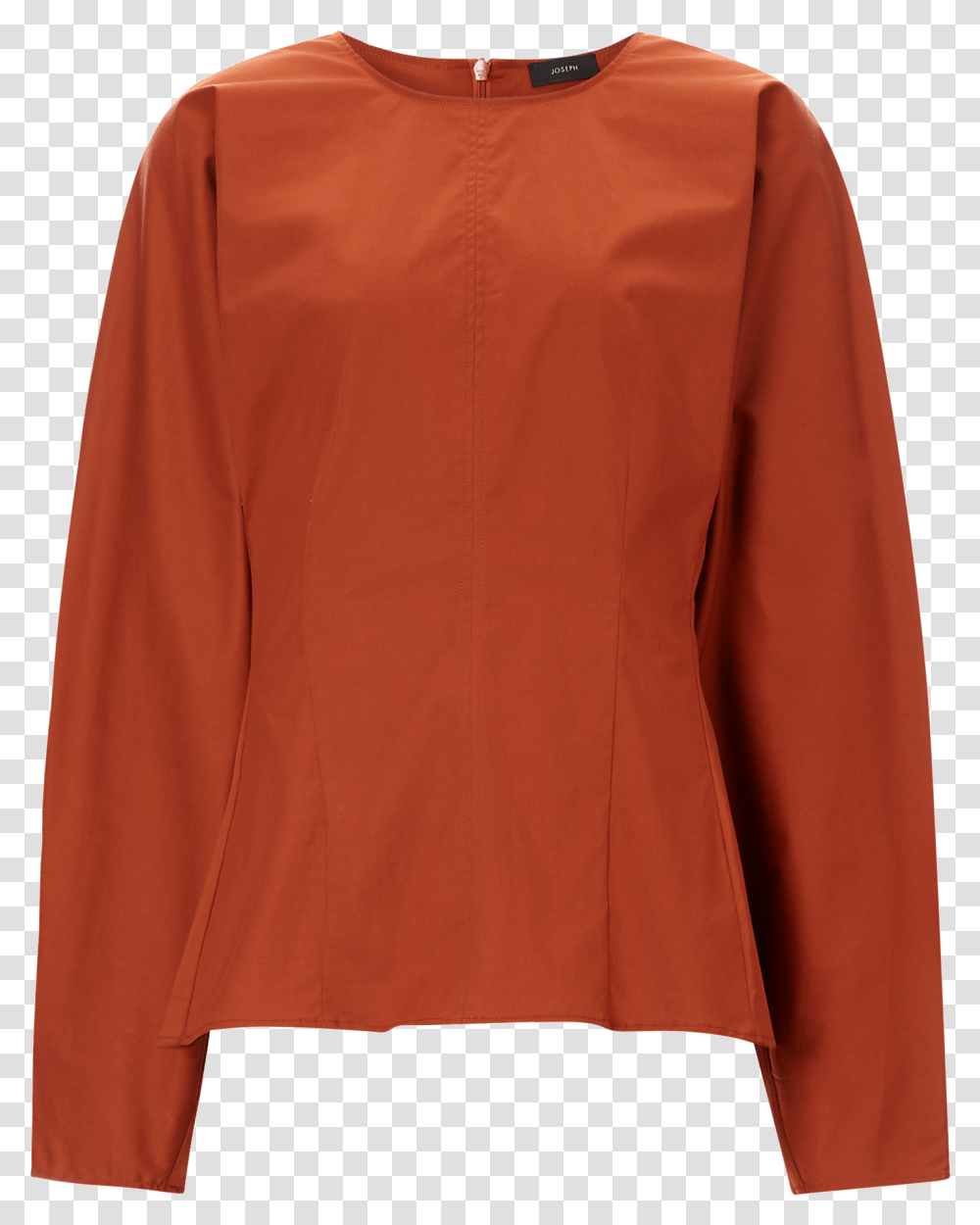 Joseph Cass Cotton Stretch Blouse In Tan Blouse, Sleeve, Apparel, Long Sleeve Transparent Png