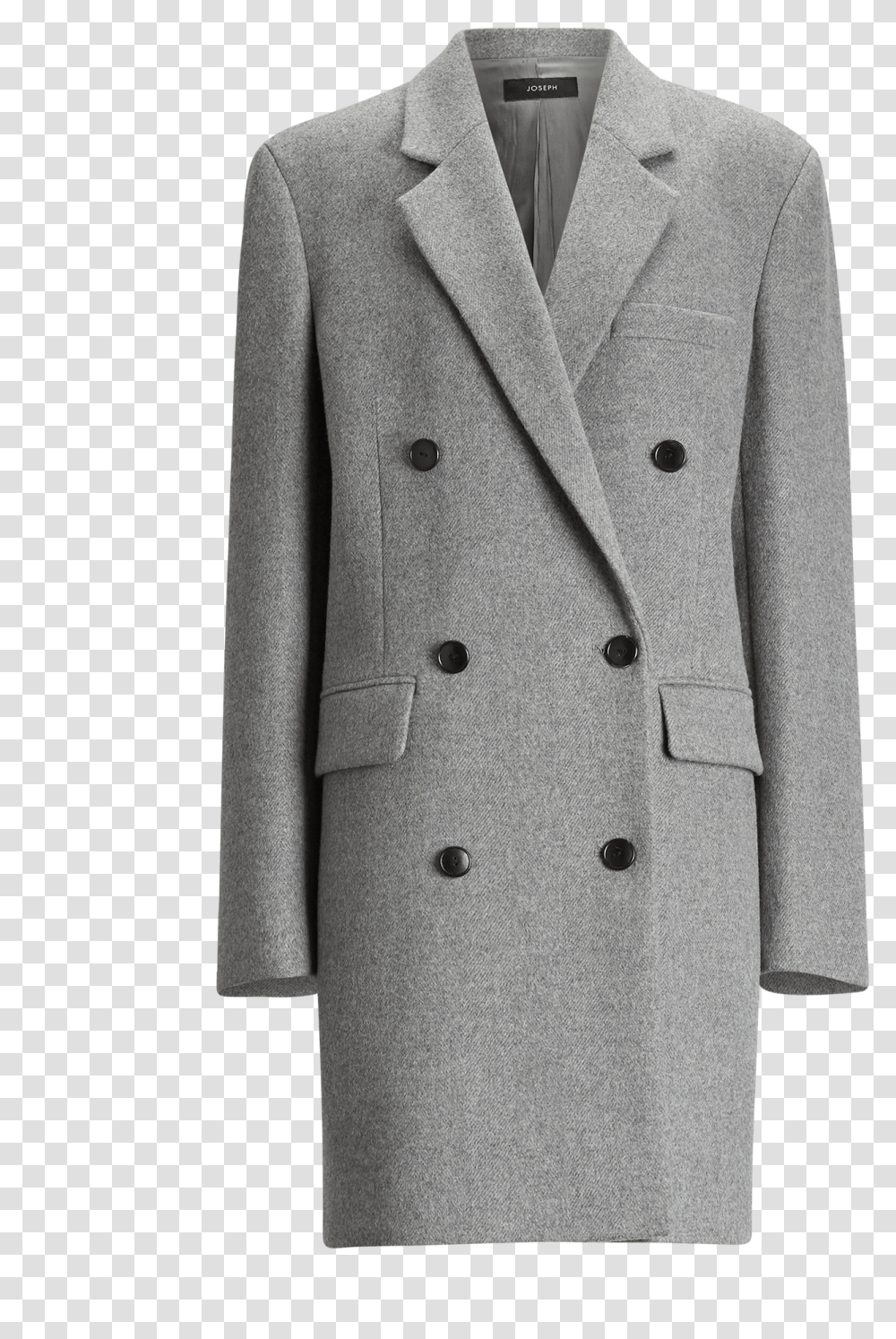 Joseph Elkins Giant Chevron Coat In Grey Coat Chevron, Apparel, Overcoat, Suit Transparent Png