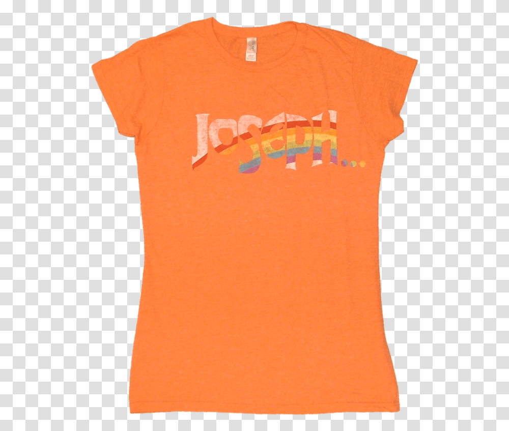 Joseph Ladies Heather Orange Tee Active Shirt, Apparel, T-Shirt Transparent Png