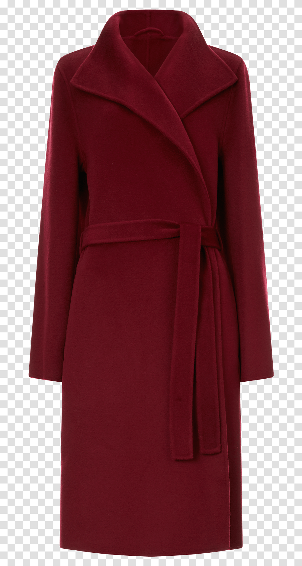 Joseph Lima Double Face Cashmere Coat In Garnet Overcoat, Apparel, Long Sleeve, Fashion Transparent Png