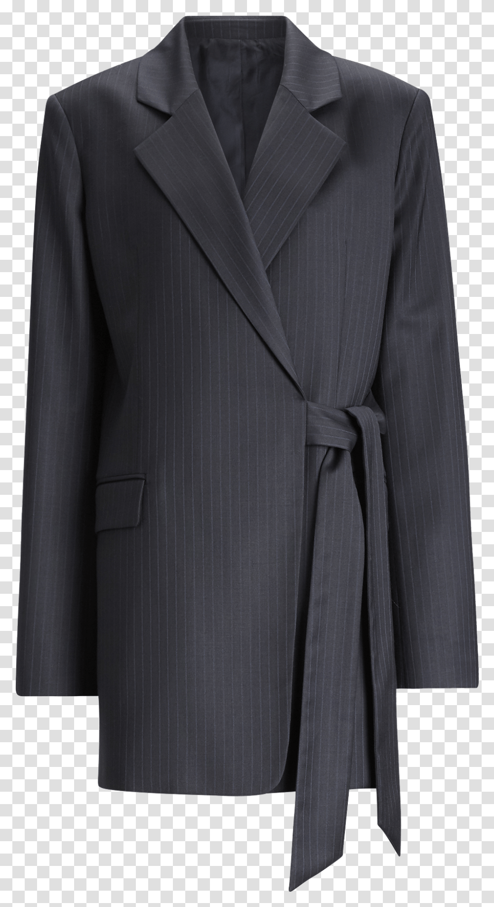Joseph Murmure Pinstripe Stretch Jacket In Navy Tuxedo, Apparel, Suit, Overcoat Transparent Png