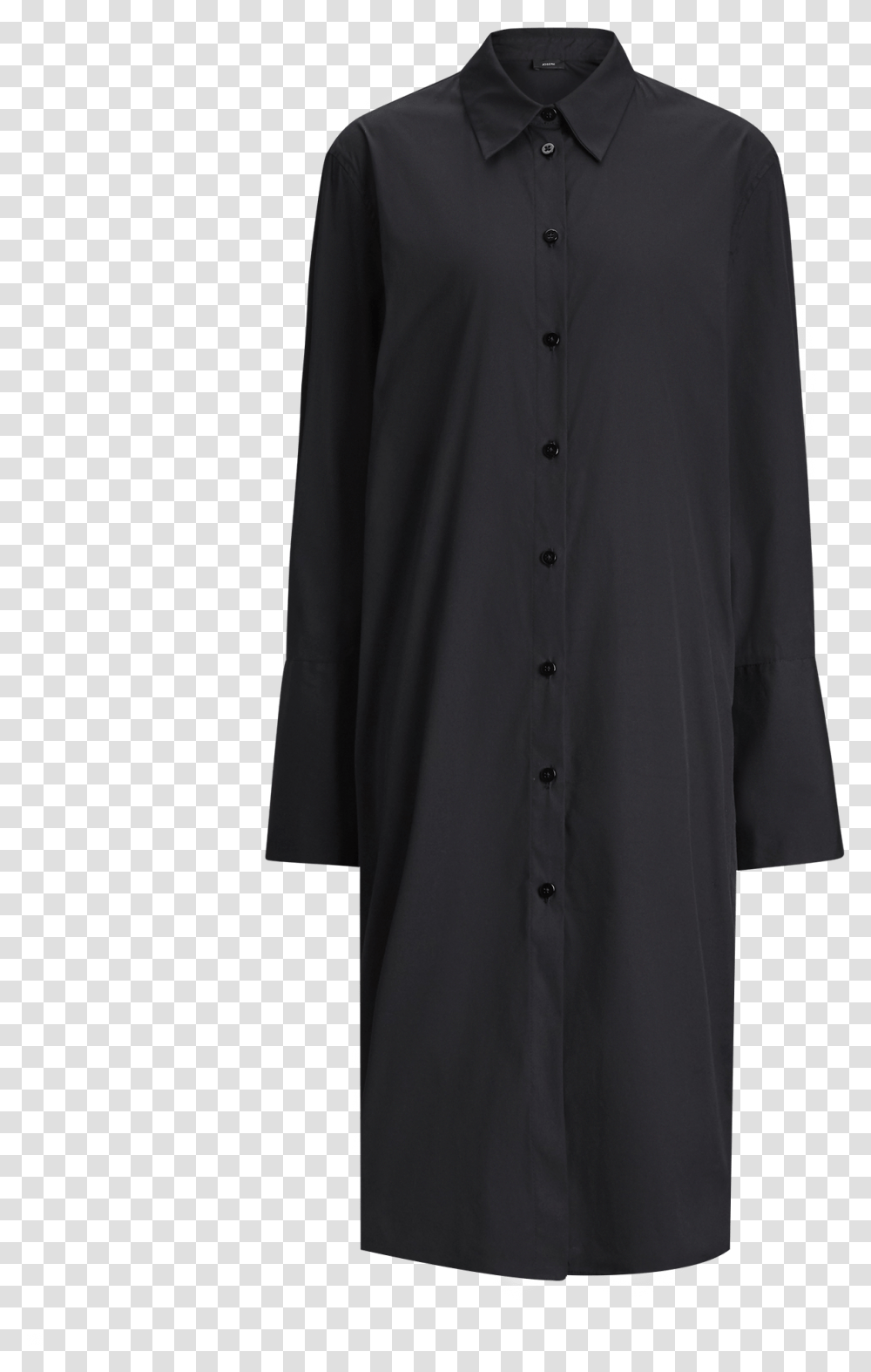 Joseph Victor Poplin Stretch Dress In Black Mens Designer Dressing Gown, Overcoat, Sleeve, Suit Transparent Png