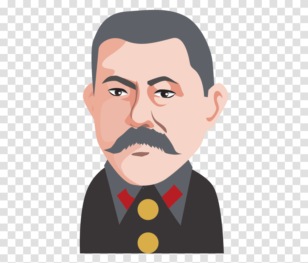 Joseph Vissarionovich Stalin Joseph Stalin Clipart, Face, Person, Human, Mustache Transparent Png
