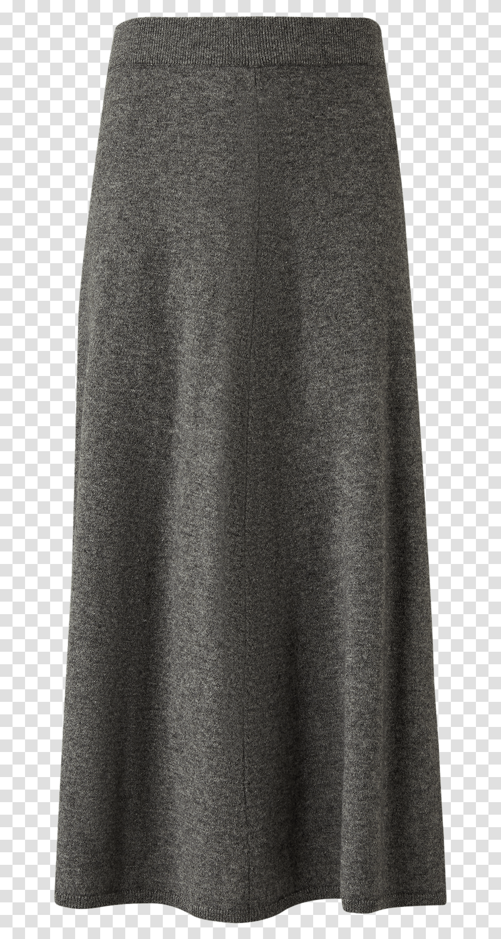 Joseph Wool Cashmere Knit Skirt In Dark Grey A Line, Rug, Cape, Cloak Transparent Png