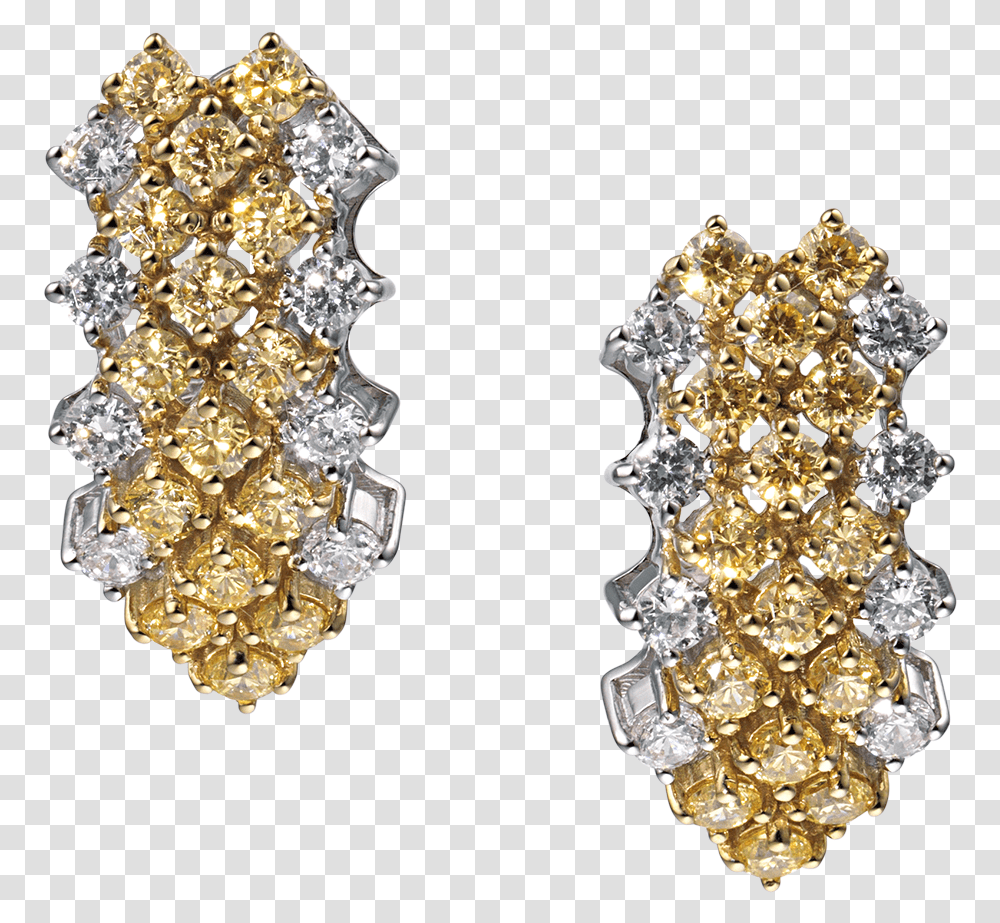 Josephine Yellow Diamond Earrings Earrings, Accessories, Accessory, Jewelry, Gemstone Transparent Png