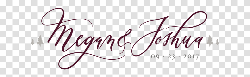 Josh Amp Megan, Handwriting, Calligraphy, Label Transparent Png