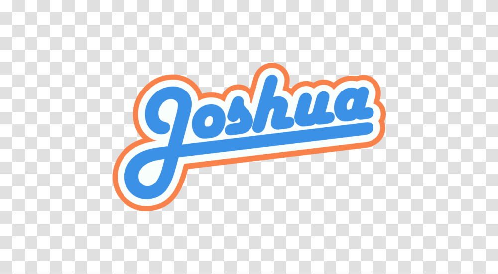 Joshua Retro Name Sign Vector And Free Download, Label, Sticker Transparent Png