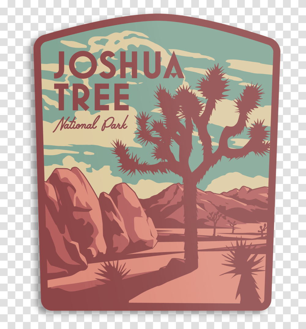 Joshua Tree National Park Sticker Shrubland, Poster, Advertisement, Flyer, Paper Transparent Png