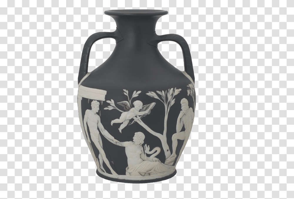 Josiah Wedgwood Replica Of The Portland Vase, Jar, Pottery, Urn Transparent Png