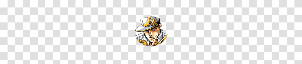 Jotaro Kujo, Person, Helmet, Manga Transparent Png