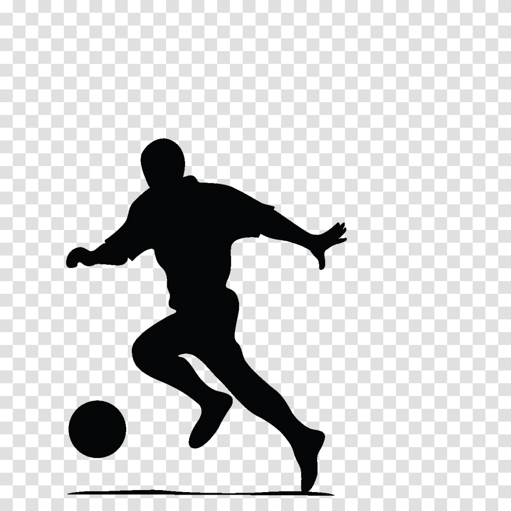 Joueur De Foot Image, Sphere, Person, Kicking, Silhouette Transparent Png