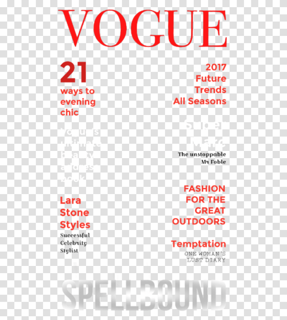 Journal Overlay And Image Linen Vogue, Plot, Poster Transparent Png