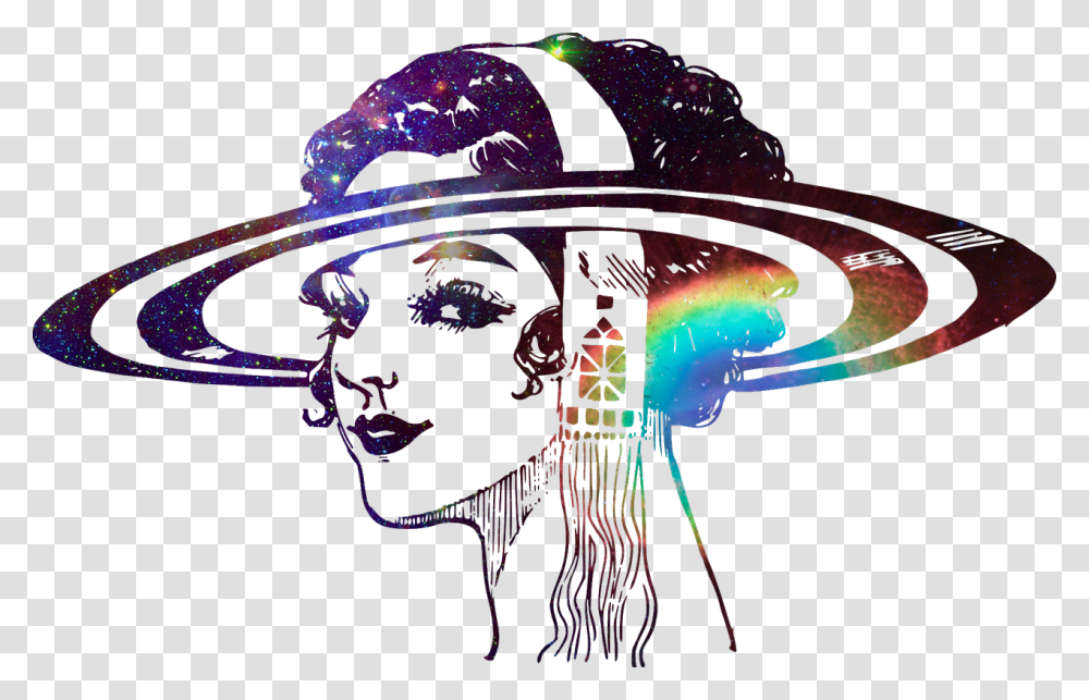 Journey Into Psychedelic Experience In Motion, Hat, Apparel, Astronomy Transparent Png