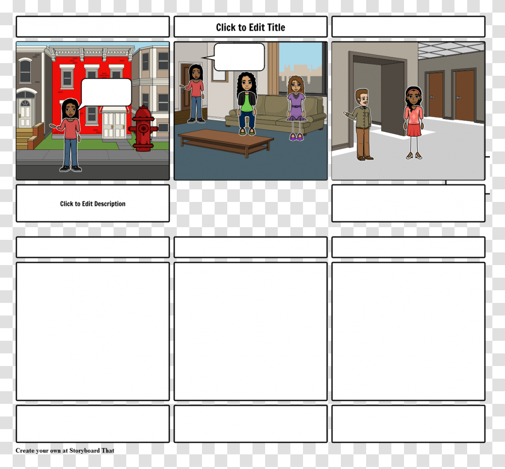Journey Storyboard Template, Person, Plot, Bus Stop Transparent Png