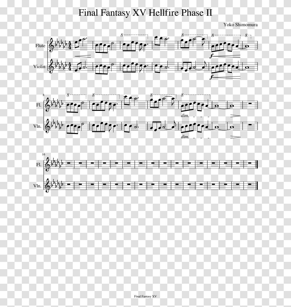 Jours En France Sheet Music, Gray, World Of Warcraft Transparent Png