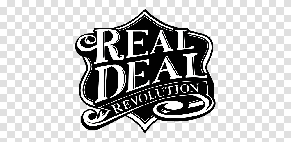 Joy Fire Blacksmith Real Deal Revolution, Label, Text, Word, Logo Transparent Png