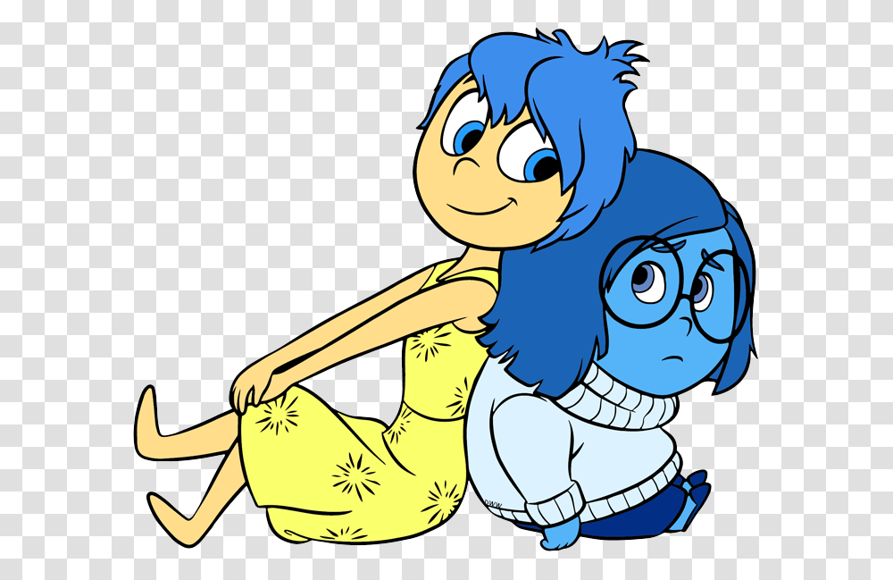 Joy Inside Out Animated, Drawing, Female Transparent Png