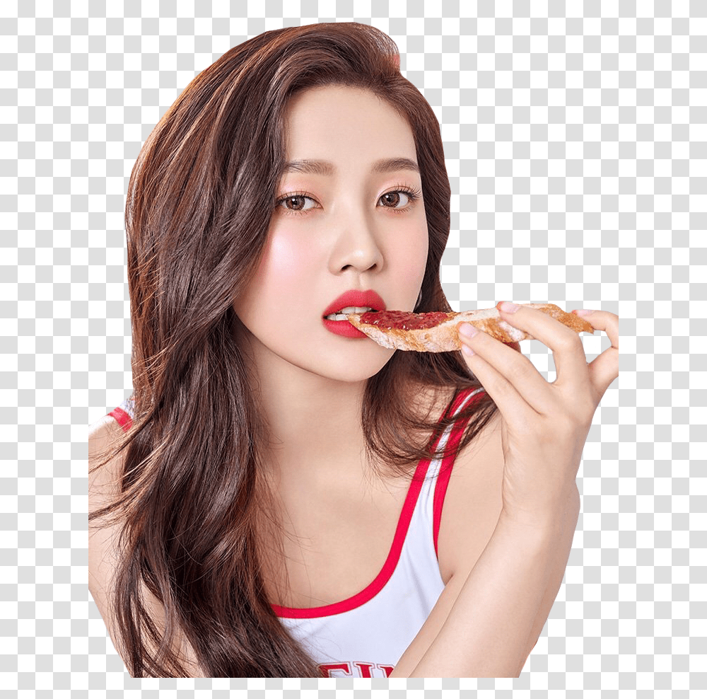 Joy Red Velvet And Kpop Image Red Velvet Joy Makeup, Person, Human, Eating, Food Transparent Png