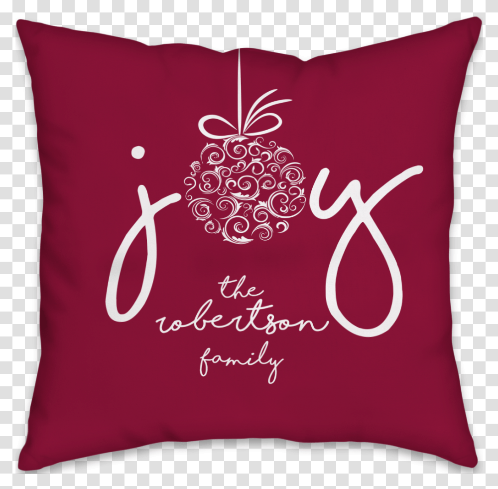 Joy To The World Cushion, Pillow, Pattern Transparent Png