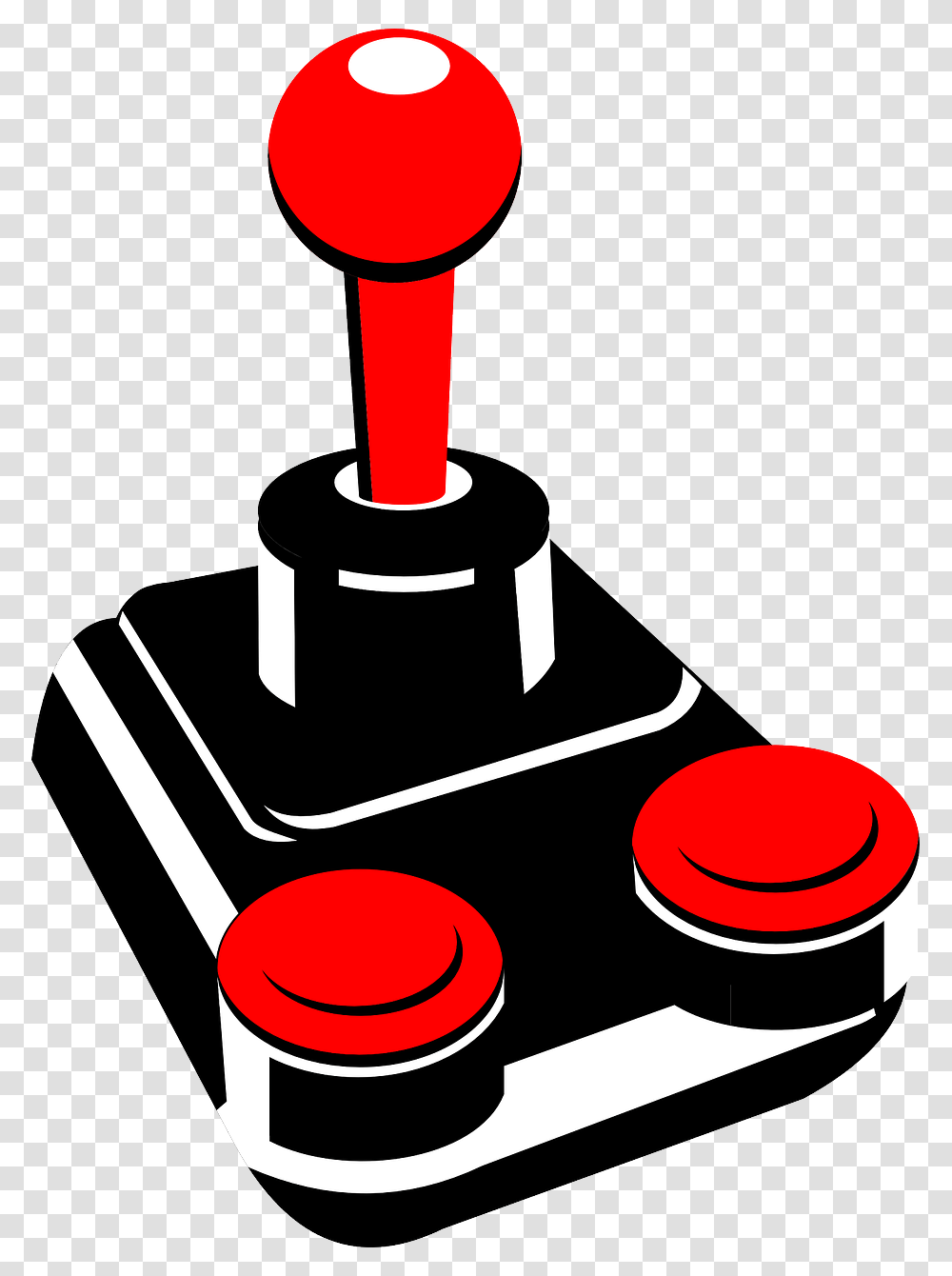Joystick Classic Atari Game Controller Control Joystick Vector, Electronics, Shovel Transparent Png