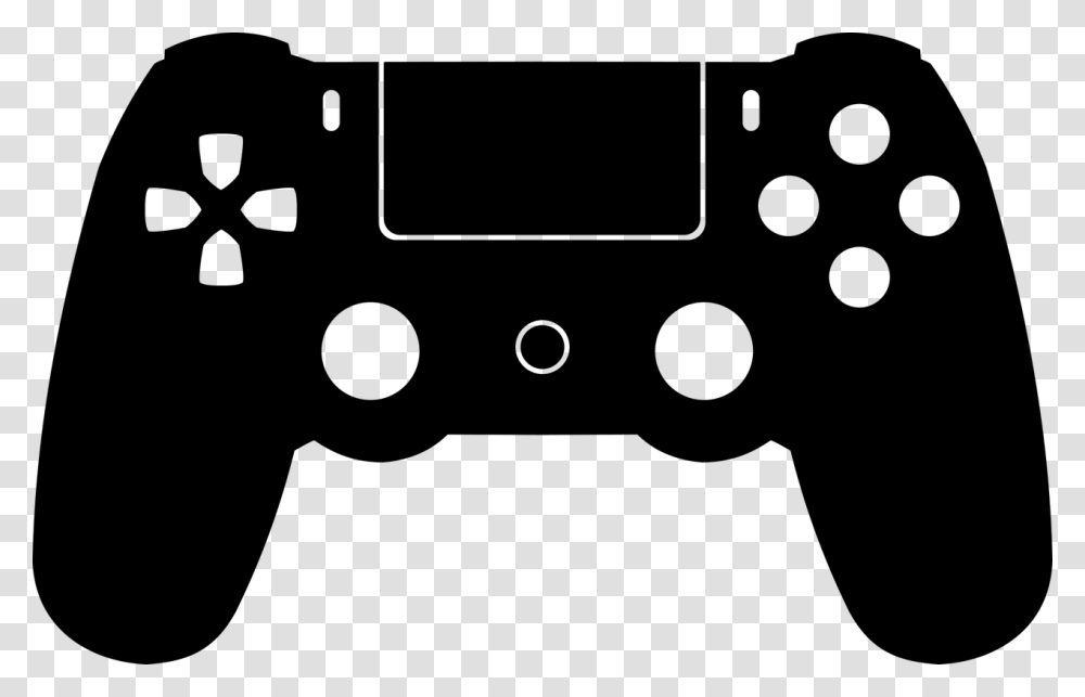 Joystick Ps4 Video Game Free Picture Ps4 Video Game Controller Clipart, Gray Transparent Png